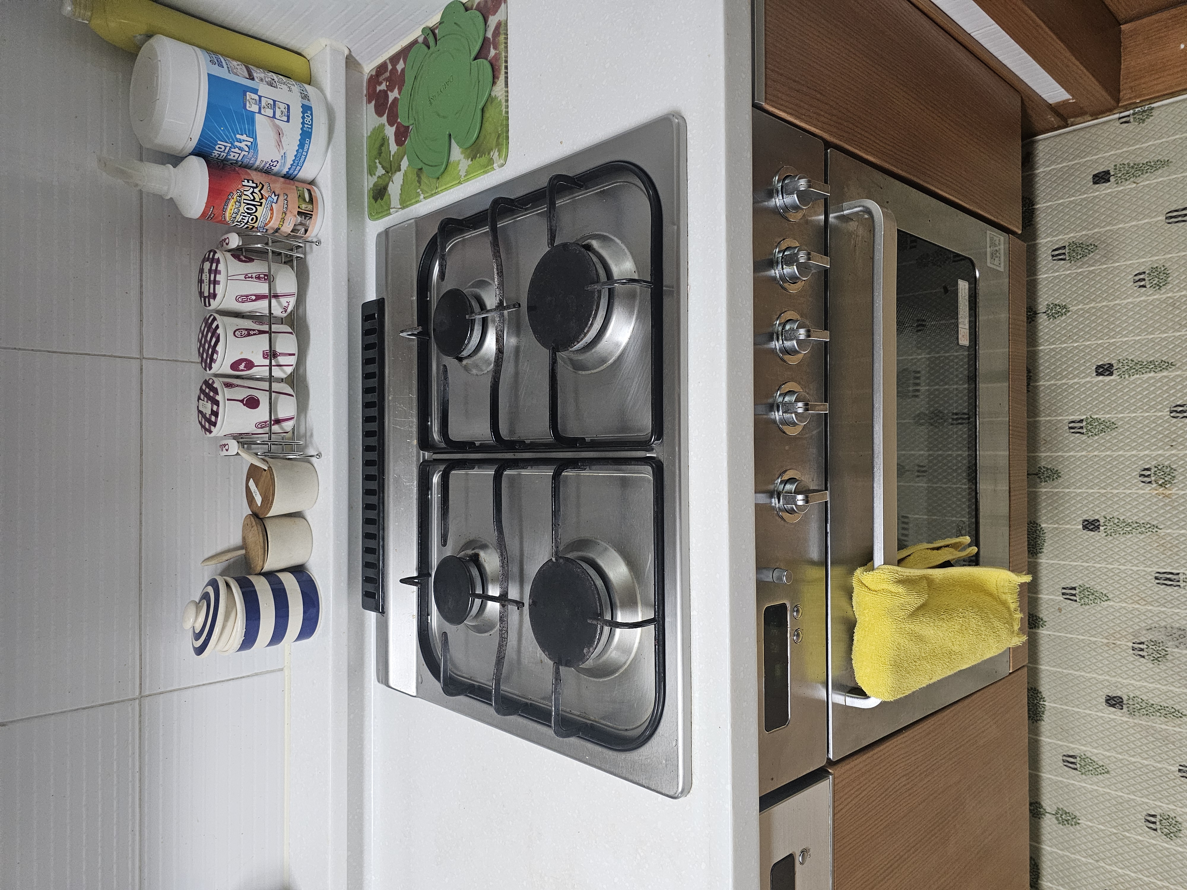 매립형 교체 전 - 기존 가스레인지