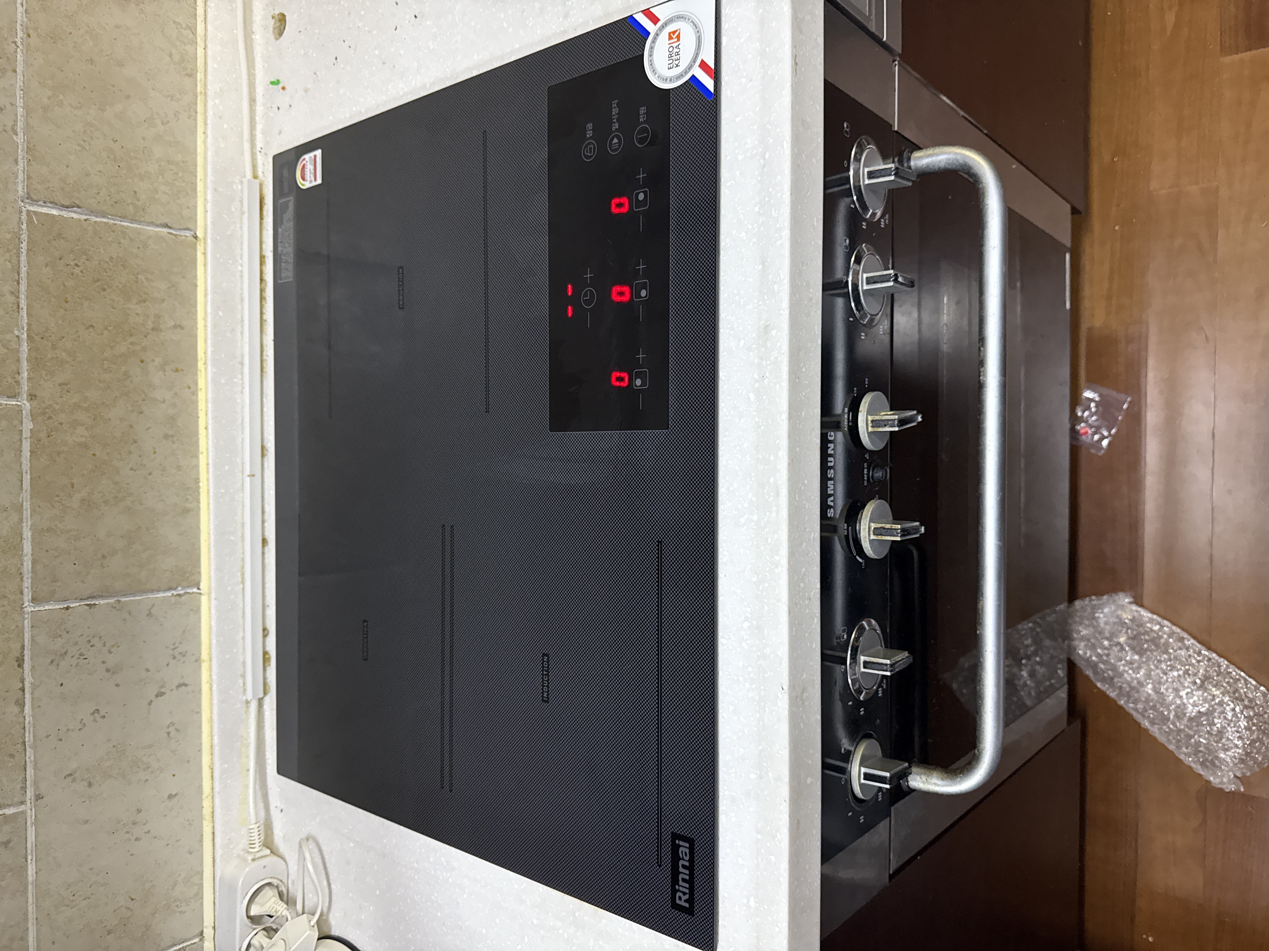 교체 후 - 린나이 인덕션으로 전환